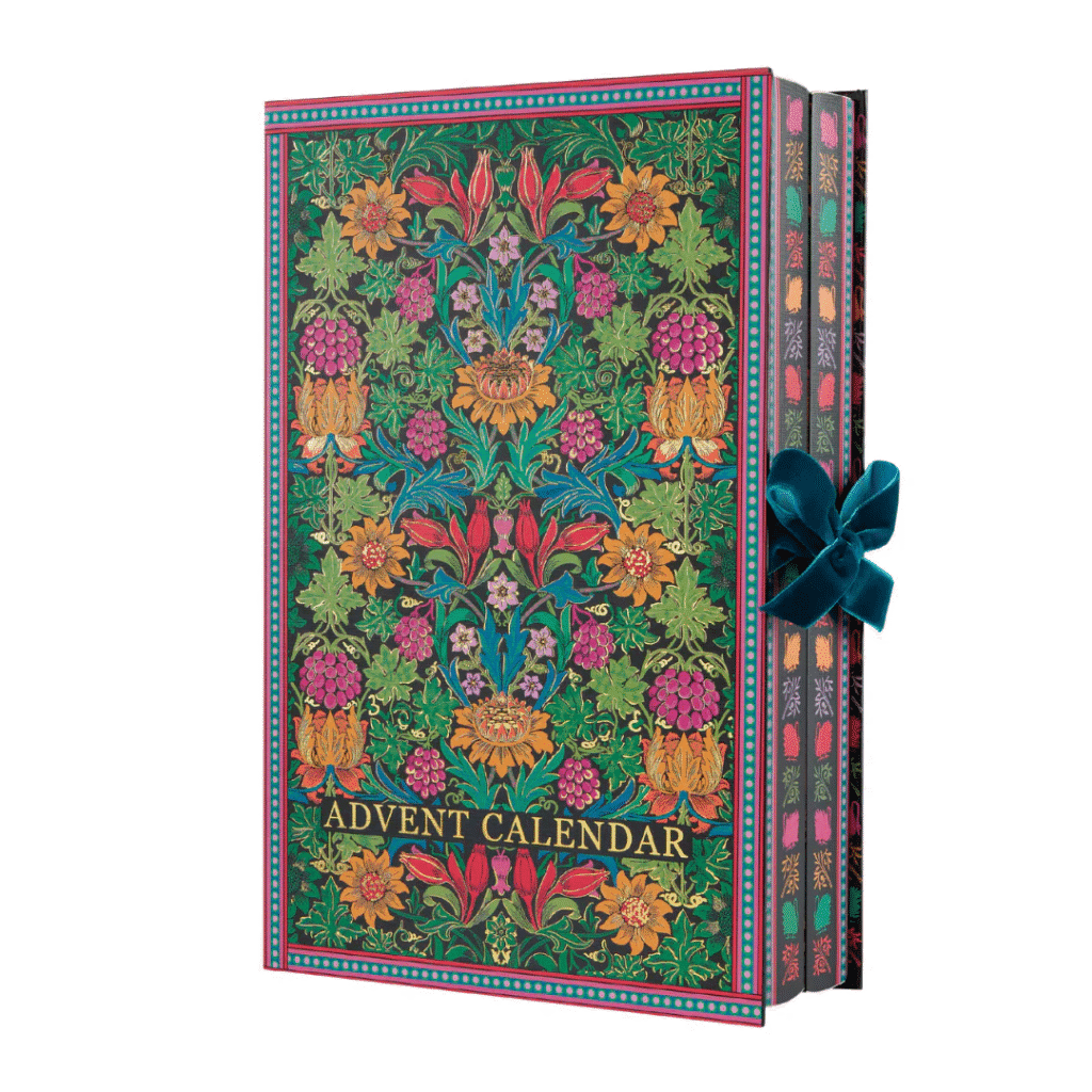 La caja del Calendario de adviento William Morris 2025