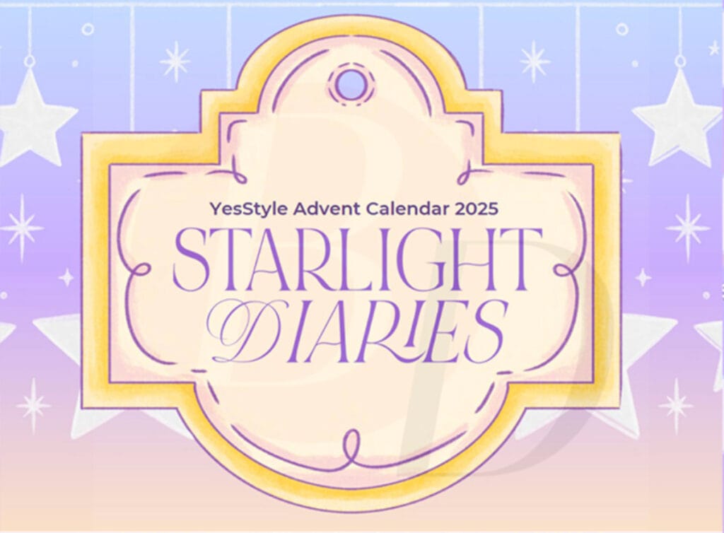Frontal del Calendario de Adviento YesStyle 2025