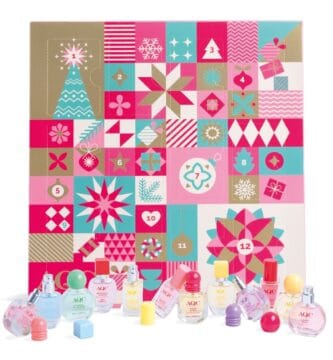 Calendario de adviento AQC Fragances 2025, ya a la venta por 19,95 euros 1 La caja y los frascos de eau de toilette de Calendario de adviento AQC Fragances 2025