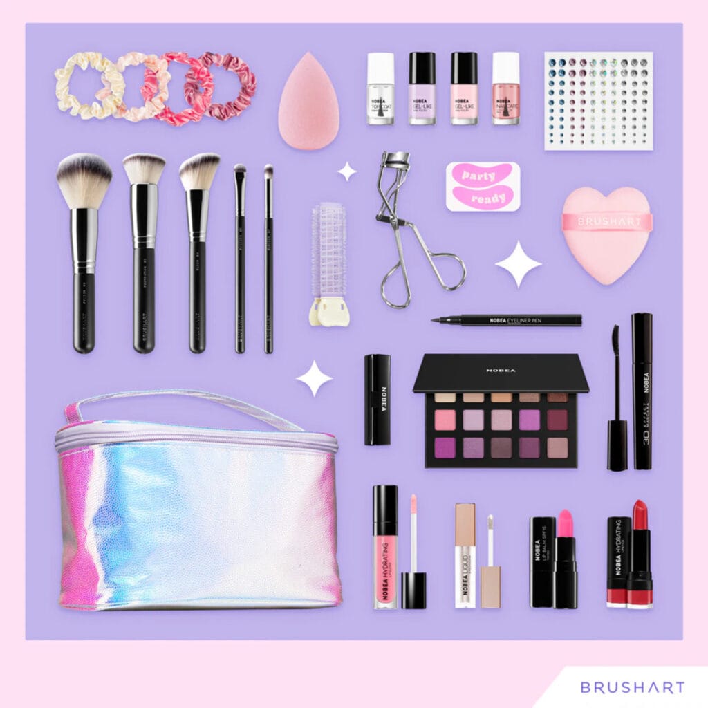 El contenido del Calendario de adviento BrushArt x NOBEA 2025 El contenido del Calendario de adviento BrushArt x NOBEA 2025