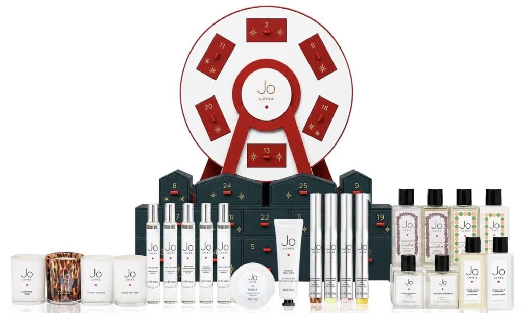 La noria y los productos del Calendario de adviento Jo Loves 2026