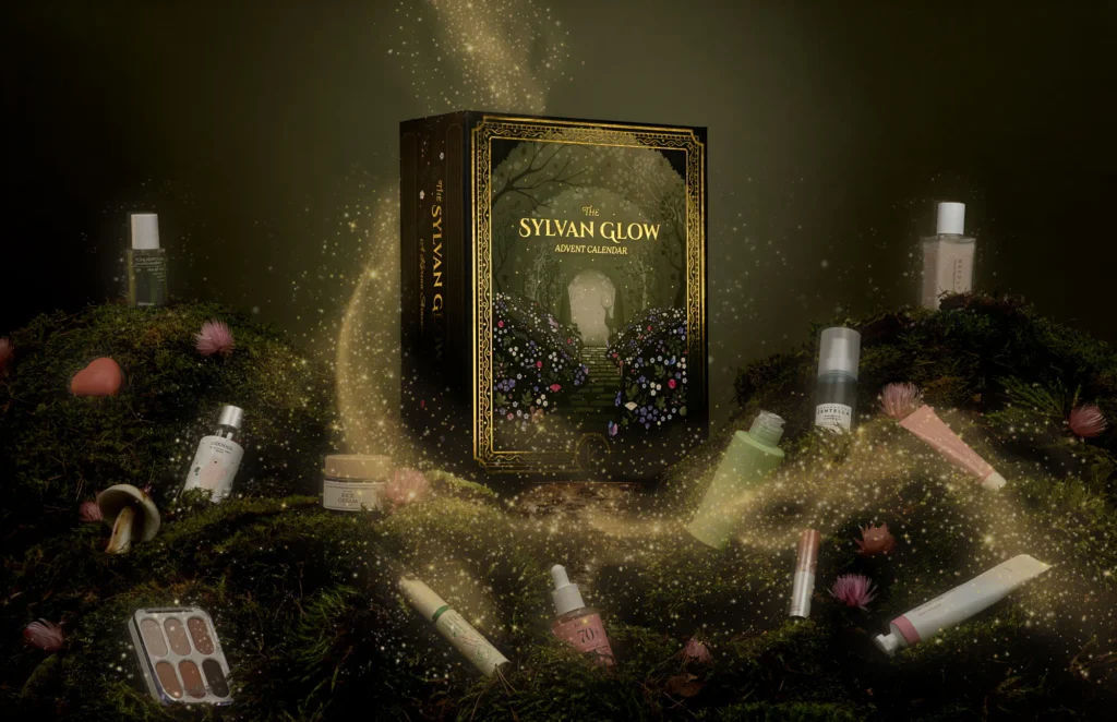 La caja y algunos de los productos del Calendario de adviento Korean Skincare 2025 "The Sylvan Glow" La caja y algunos de los productos del Calendario de adviento Korean Skincare 2025 "The Sylvan Glow"