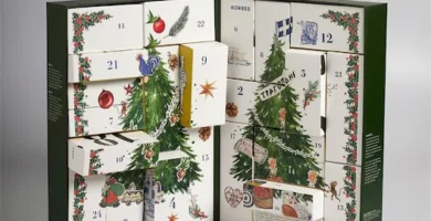 Calendario de adviento Korres 2025, ya a la venta 4 La caja abierta del Calendario de adviento Korres 2025