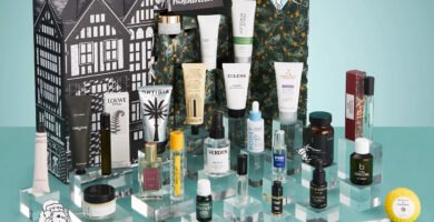 La caja y los productos del Calendario de adviento Liberty Men 2026