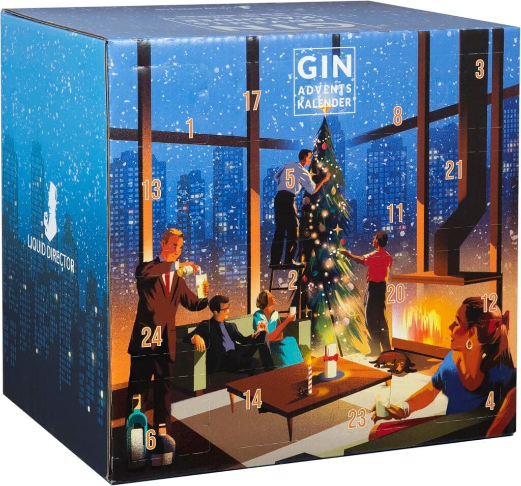 La caja del Calendario de adviento Liquid Director de ginebra