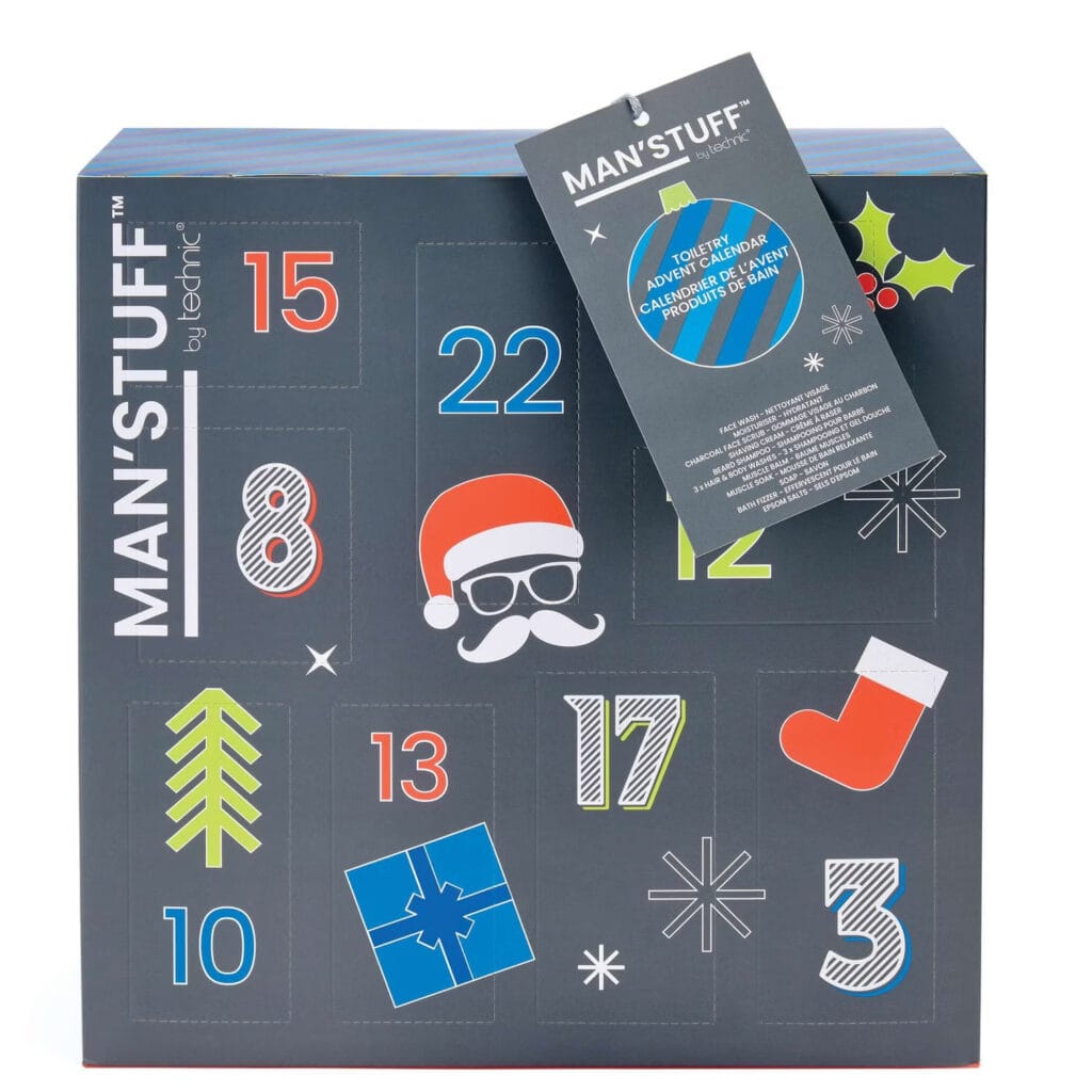 La caja del Calendario de adviento Man'Stuff 2025
