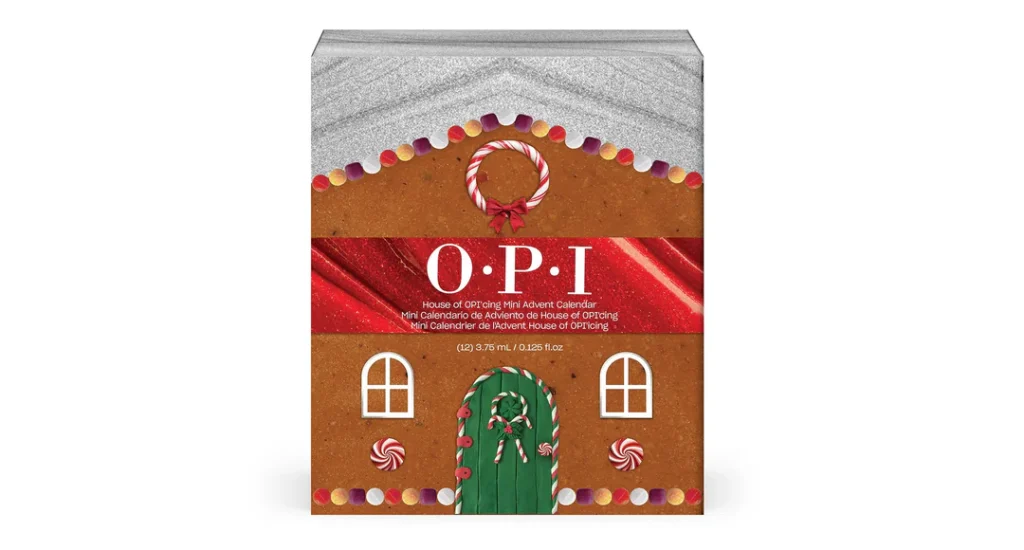 La caja del Calendario de adviento OPI 2025