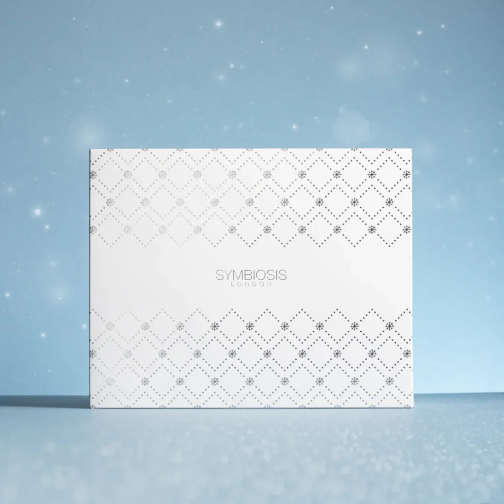 La caja del Calendario de adviento Symbiosis Skincare 2025