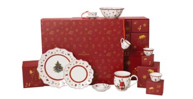 Calendario de adviento Villeroy & Boch 2025 29 La caja y algunas de las cerámicas del Calendario de adviento Villeroy & Boch 2025