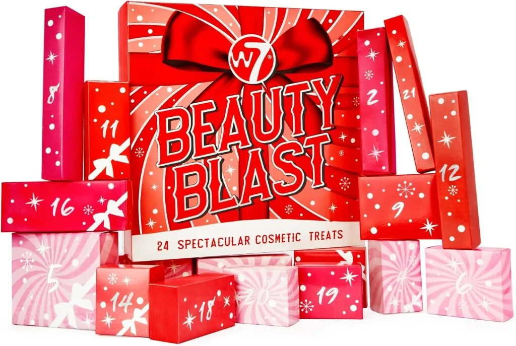 Calendario de adviento W7 Beauty Blast 2026 de 24 días, ya a la venta 1 El Calendario de adviento 2026 W7 Beauty Blast con sus cajitas individuales