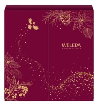 El frontal de la caja del Calendario de adviento Weleda 2026