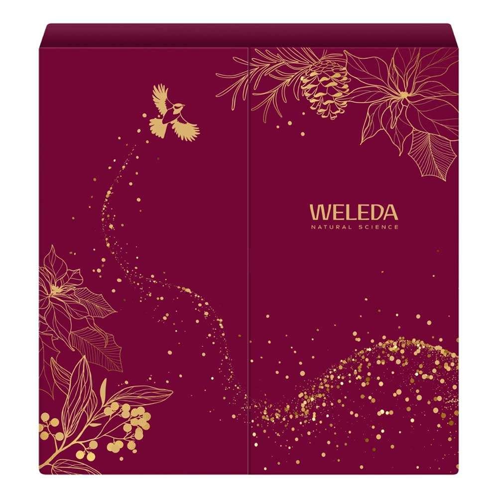 El frontal de la caja del Calendario de adviento Weleda 2026