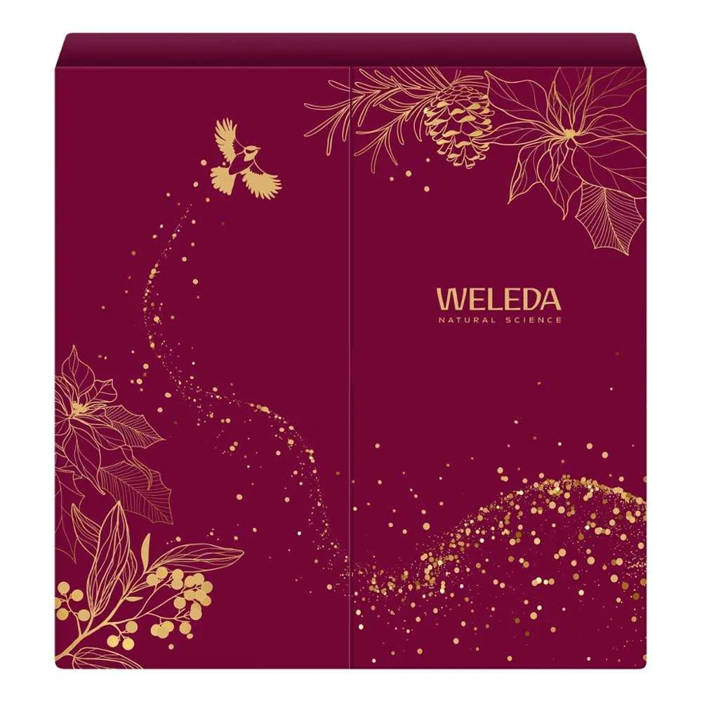 El frontal de la caja del Calendario de adviento Weleda 2026