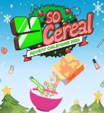 La primera imagen promocional del Calendario de adviento YesStyle 2026 "So Cereal"