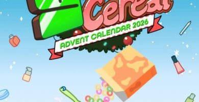 La primera imagen promocional del Calendario de adviento YesStyle 2026 "So Cereal"