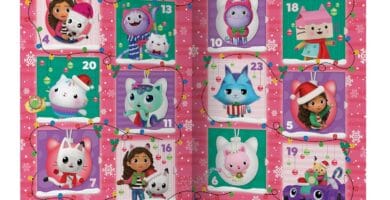 Un calendario de adviento de Gabby’s Dollhouse díptico