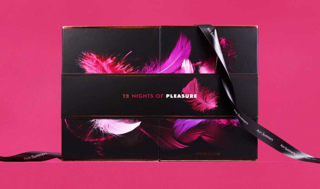 La caja de "12 Nightss of Pleasure", uno de los Calendarios de Adviento Ann Summers 2023