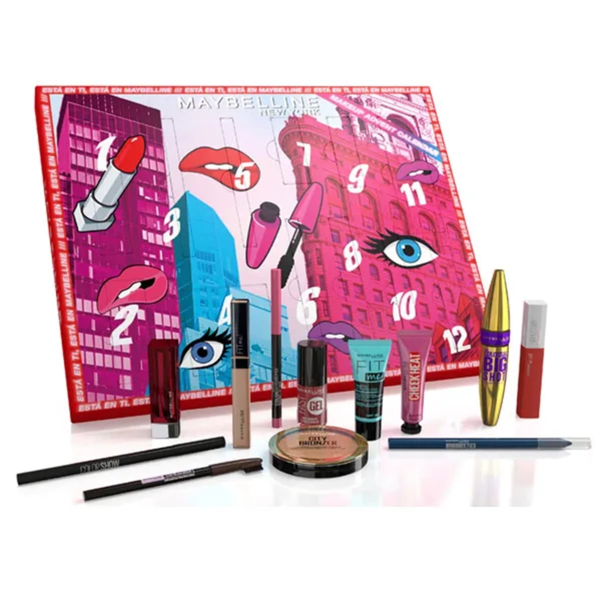 Calendario de Adviento Maybelline New York 2023 Maquillaje