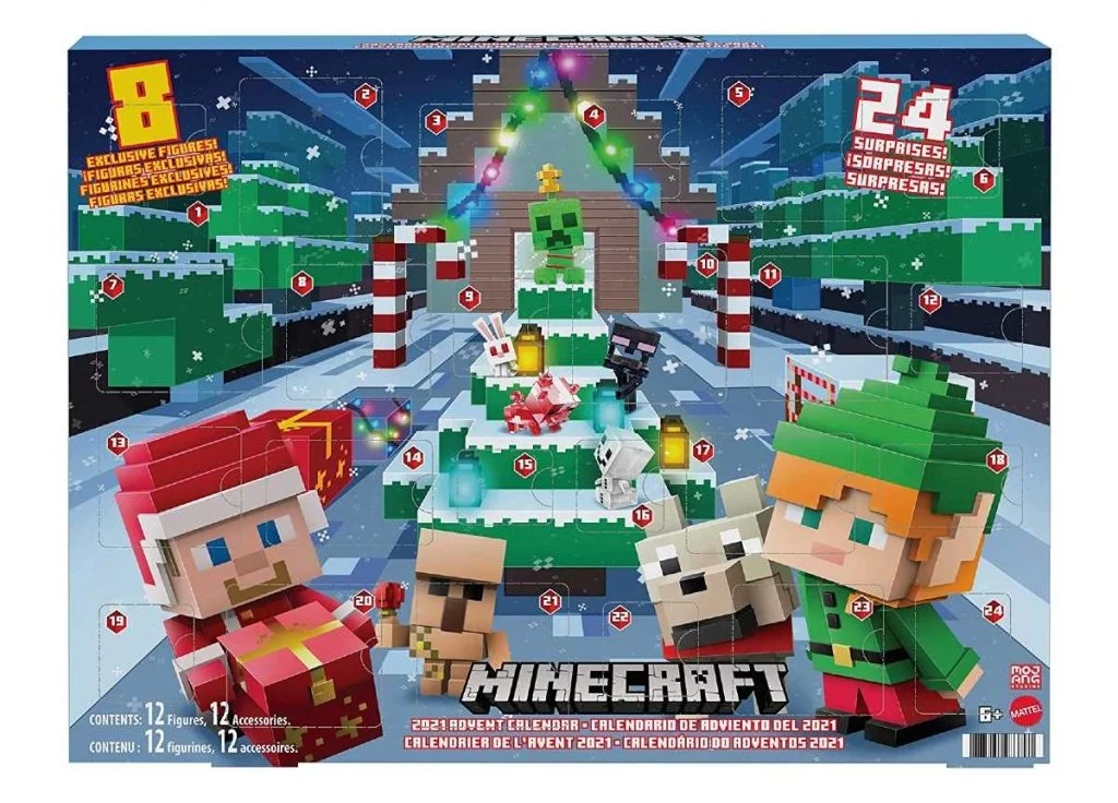 Calendarios de Adviento Minecraft 1 Calendarios de Adviento de Minecraft