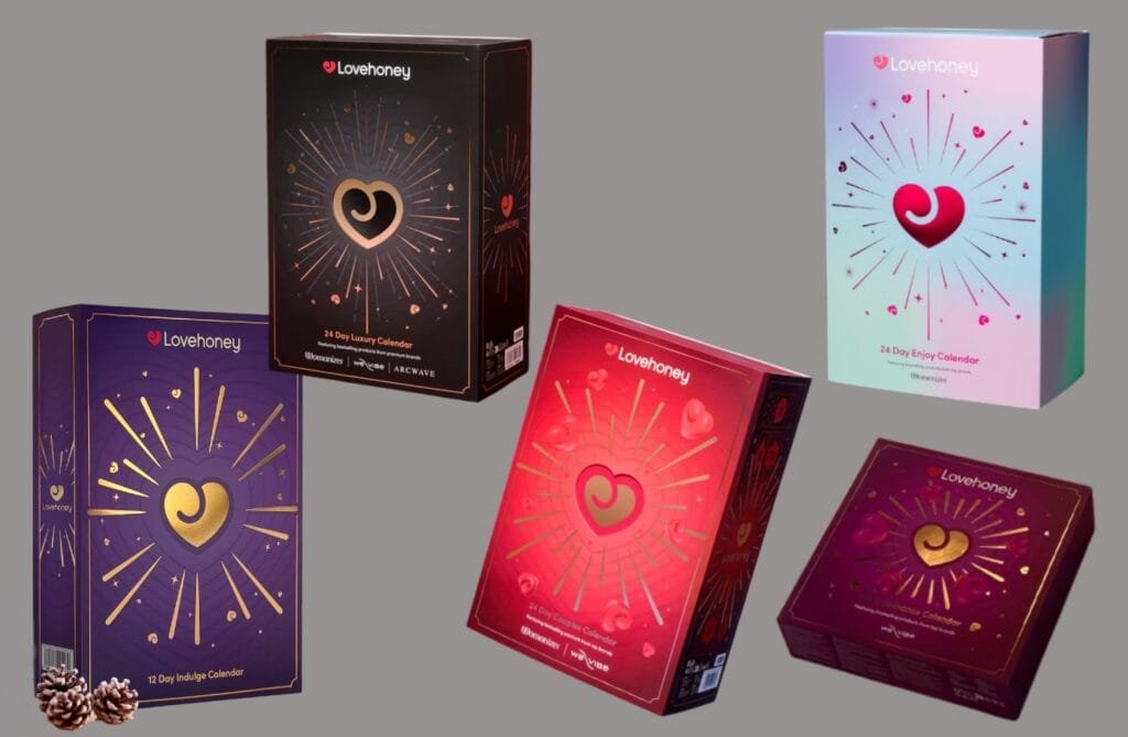 Los cinco Calendarios de adviento Lovehoney 2026