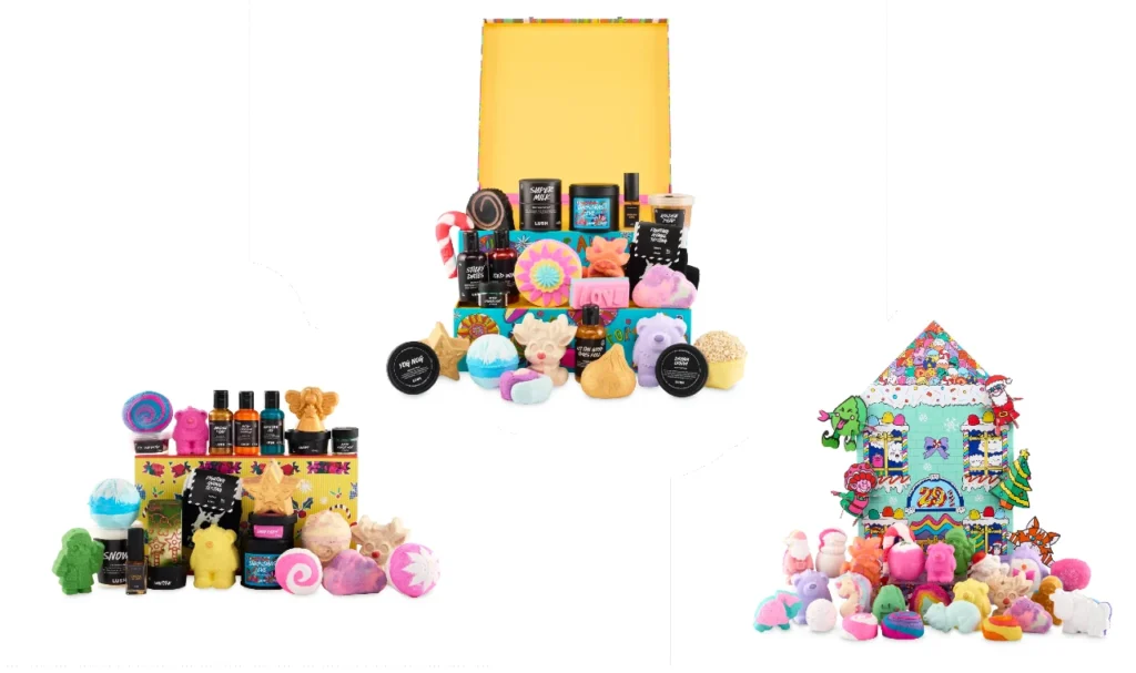 Los tres Calendarios de Adviento Lush 2025