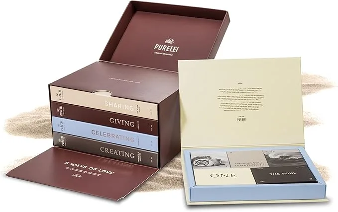 Las cajas de uno de los calendarios de adviento Purelei 2025 Las cajas de uno de los calendarios de adviento Purelei 2025