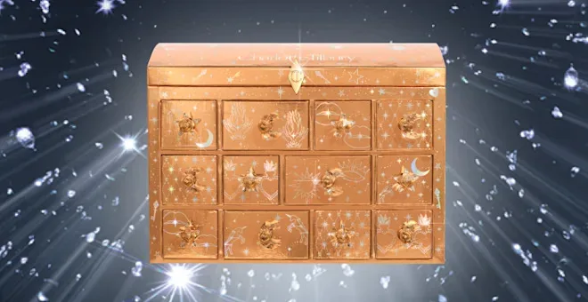 El cofre dorado del Calendario de adviento Charlotte Tilbury 2025
