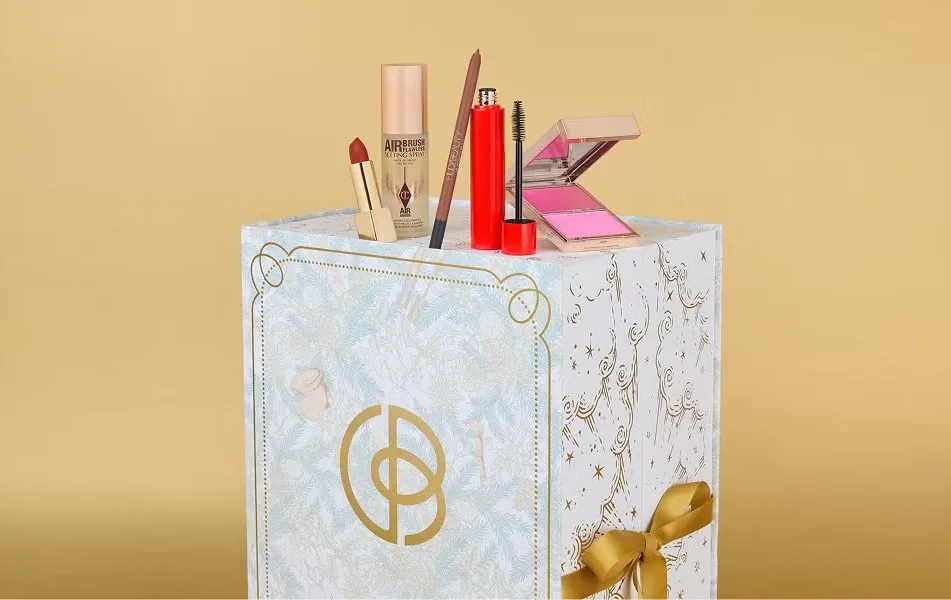 Algunos de los productos de maquillaje incluidos