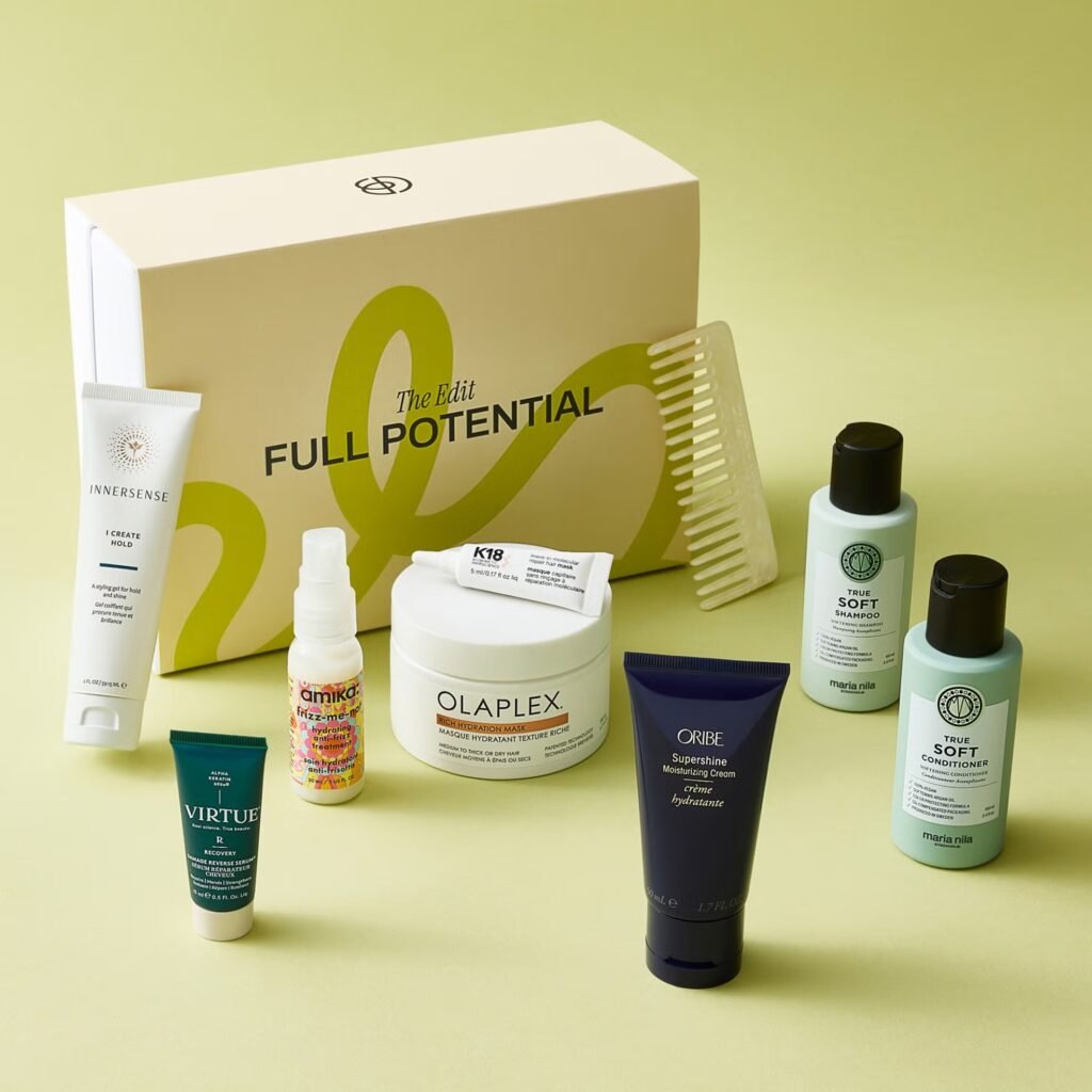 La caja y los productos de Cult Beauty The Full Potential Edit 2026