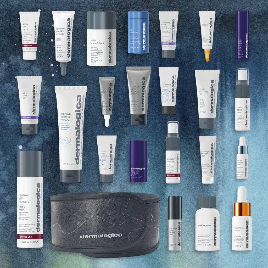 Los productos del Calendario de adviento Dermalogica 2025
