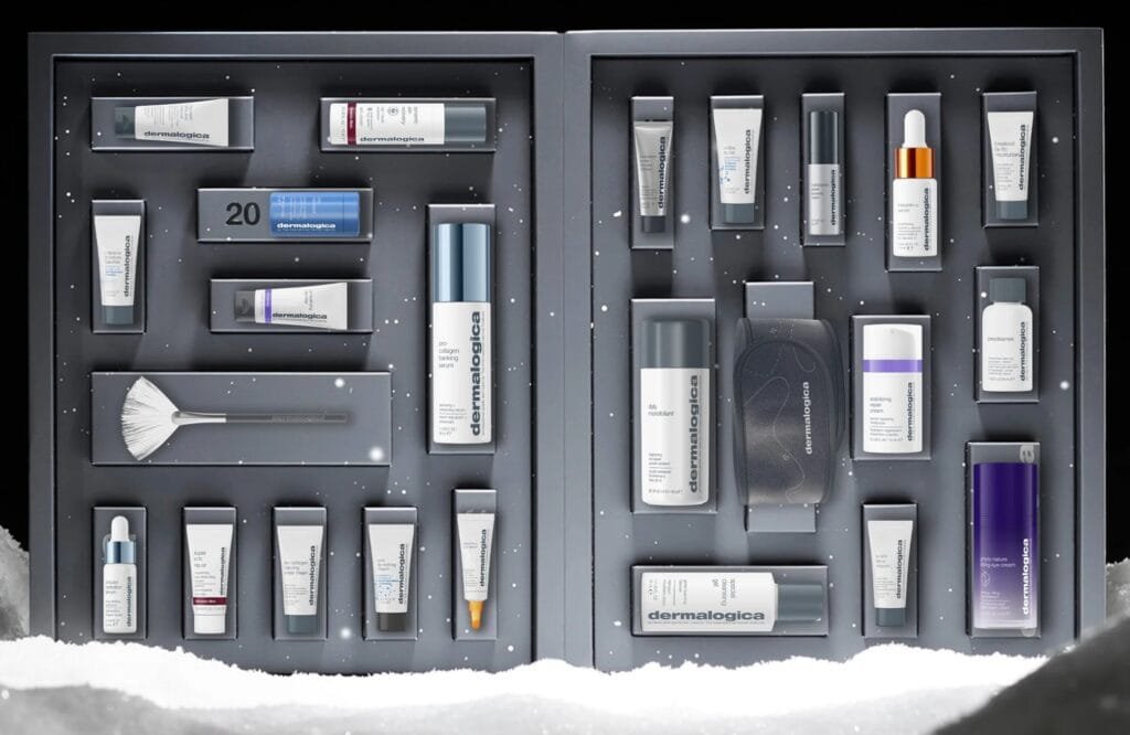 Los 24 productos del Calendario de adviento Dermalogica 2026