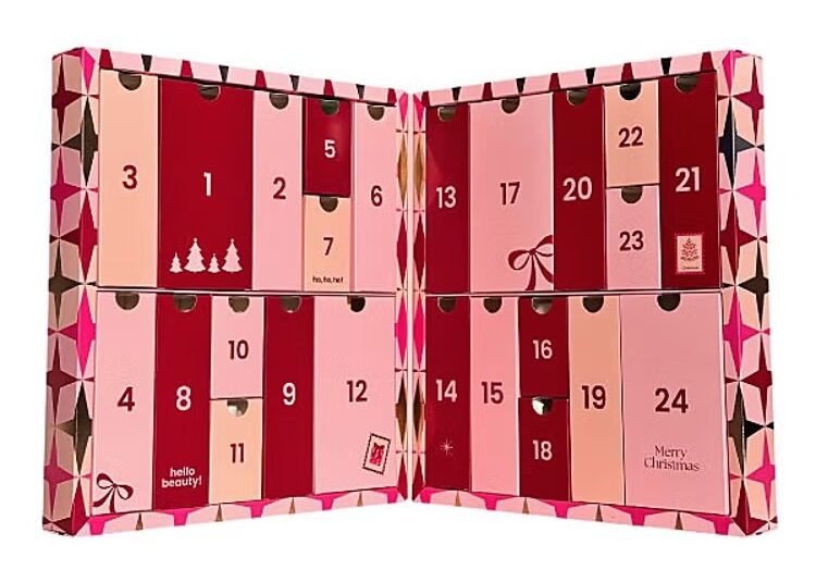 La caja abierta del Calendario de adviento Druni 2026