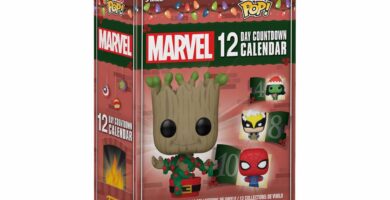 La caja del calendario Funko Pop Marvel 12 Day Countdown 2024