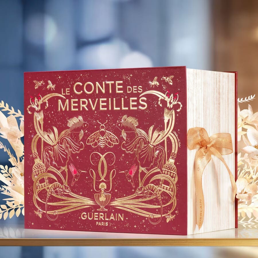 Calendario de adviento Guerlain 2025 "Le Conte des Merveilles" 1 La caja del Calendario de adviento Guerlain 2025