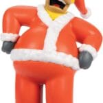 La figura de Homer Simpson como Papá Noel