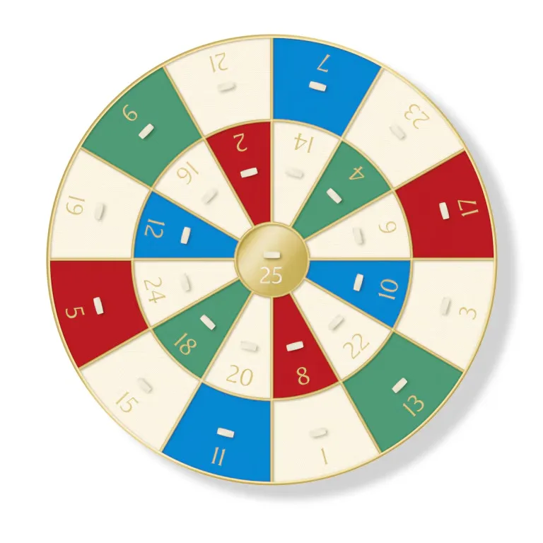 La caja circular en forma de diana multicolor del Calendario de adviento Jo Malone 2025