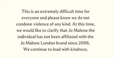 Jo Malone polémica Israel