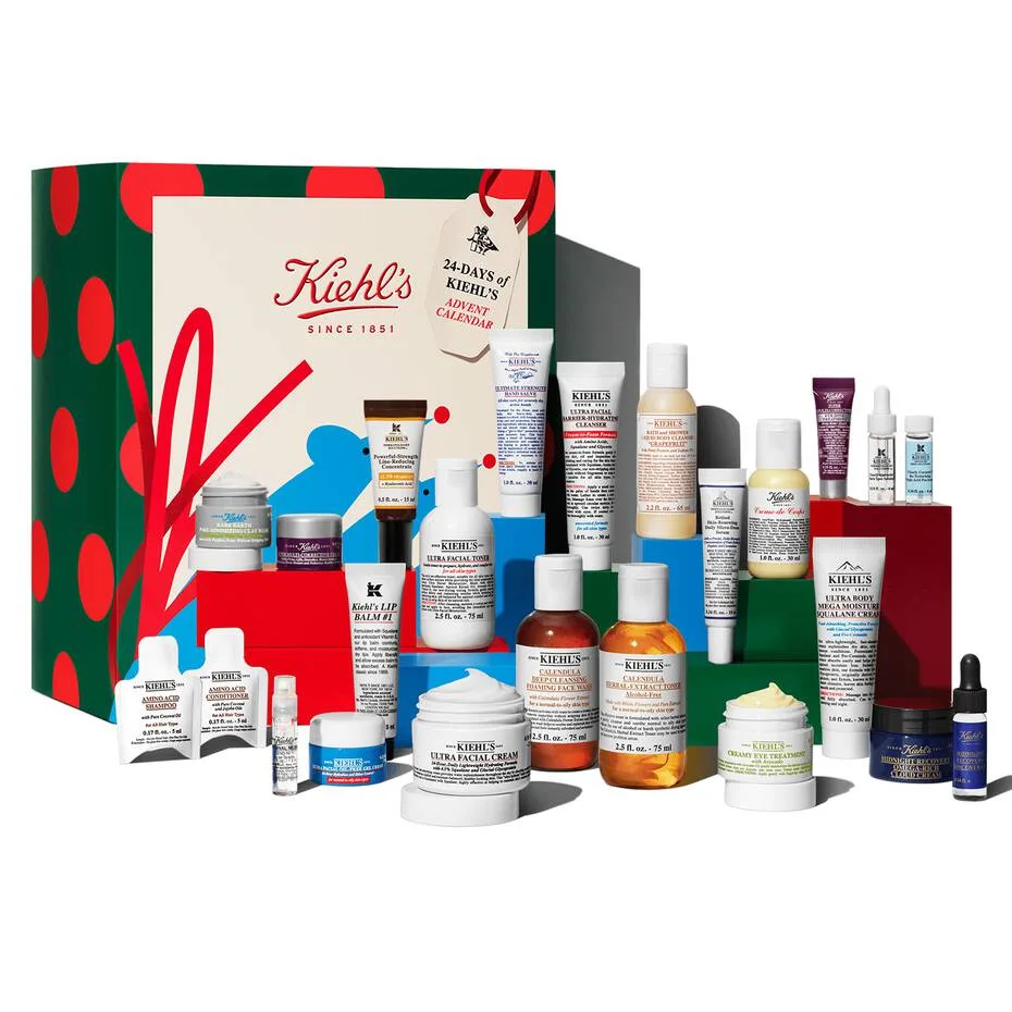 El Calendario de adviento Kiehl's 2026 con sus 24 productos