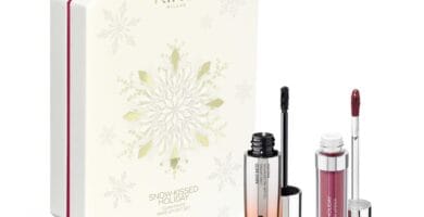 La caja y los productos del Kiko Milano Glam Faves Make Up Gift Set