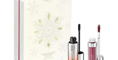 La caja y los productos del Kiko Milano Glam Faves Make Up Gift Set