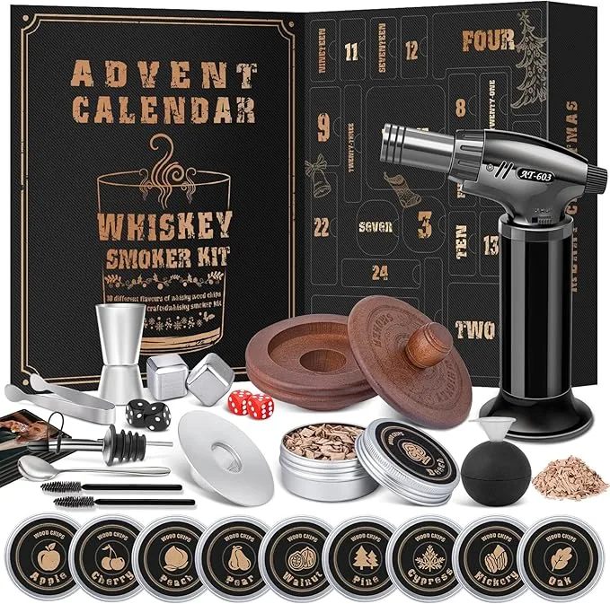 Calendario de adviento kit infusor de whisky