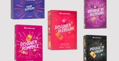Las cajas de los cinco calendarios de adviento Lovehoney 2025