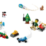 Figuras navideñas del Calendario de adviento Lego City 2025