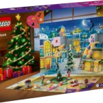 La parte trasera de la caja del Calendario de adviento Lego Friends 2025