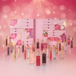 El interior de la caja y los productos del Calendario "Les trésors olfactifs" de Adopt