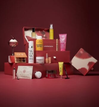 La caja y los productos del Cofre Lookfantastic 2025 "Joyas de Belleza"
