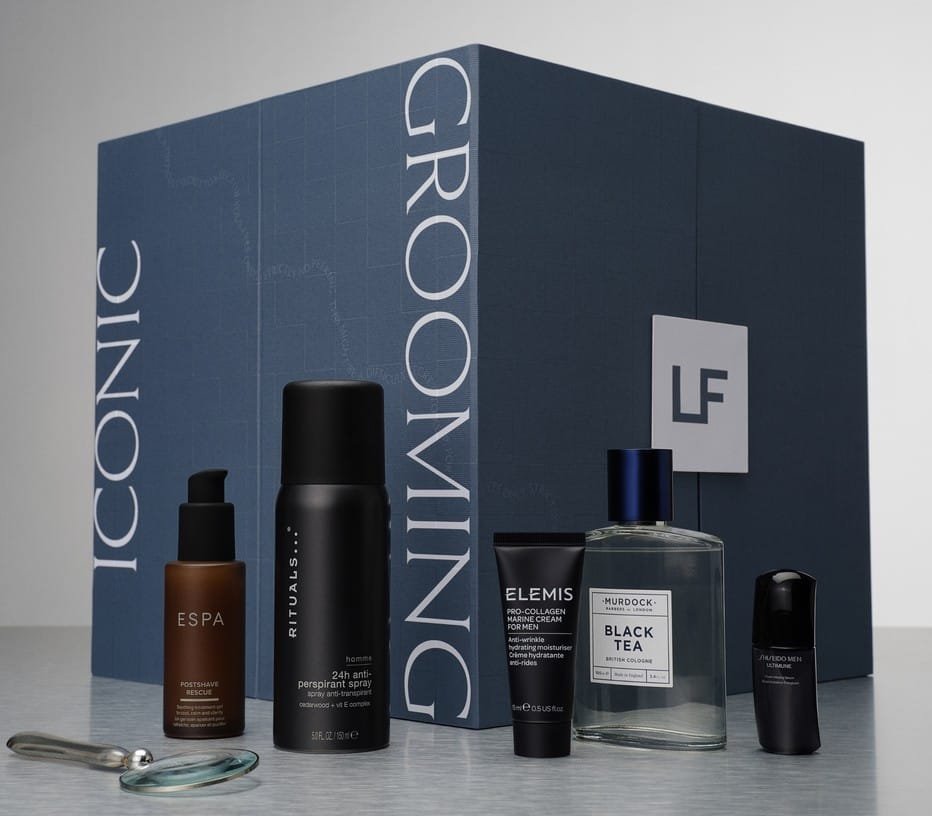 Calendario de adviento Lookfantastic 2026 para hombres: primeros productos revelados 1 La caja y algunos de los productos del Calendario de adviento Lookfantastic 2026 para hombres