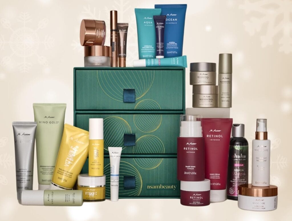 Los productos del Calendario de Adviento M. Asam Premium 2025