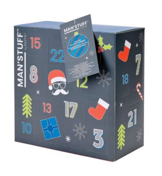 La caja del Calendario de adviento Man'Stuff 2025