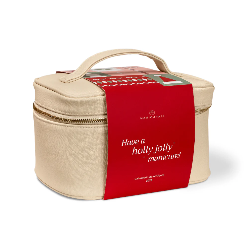 Calendario de adviento Manicura24 2025, ya a la venta 1 La bolsa neceser del Calendario de adviento Manicura24 2025